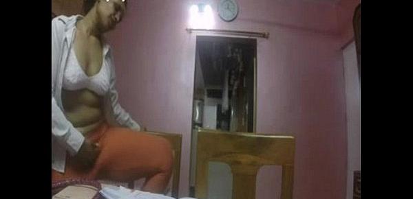  Indian Aunty Sex Horny Lily In Office HD